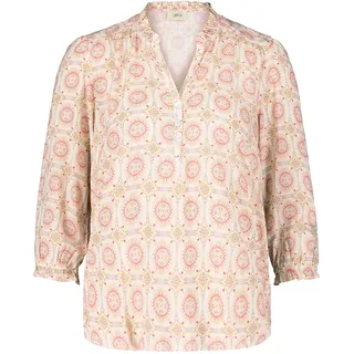 Cartoon Casual-Bluse mit Raffung Cream/Rosé 34