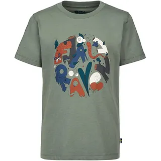 Fjällräven Kids Forest Findings T-shirt patina green (614) 134