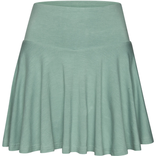 Skort VIVANCE ACTIVE, Damen, Gr. M (40/42), grün (mint), Single Jersey, Obermaterial: 95% Viskose, 5% Elasthan, unifarben, Basic, lässig geschnitten ca. Mitte Oberschenkel, Röcke Skort, Tellerrock mit integrierter Shorts für Fitness, Sport und Freizeit, Topseller