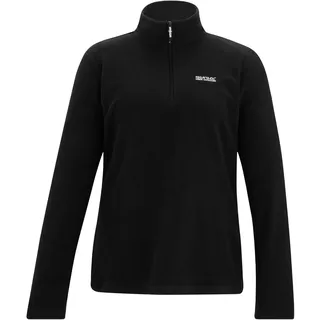 Regatta Damen Halfzip Fleecepullover Pullover Sweethart, Farbe:Schwarz, Artikel:-800 Black, Größe:42