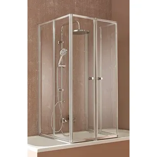 WELLTIME »Summer« 6 Stk. tlg. Badewannenfaltwand, Glaswand bestehend aus 6 Elementen,