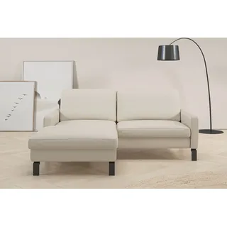 Home Affaire Eckcouch Leder 2-Sitzer Beige