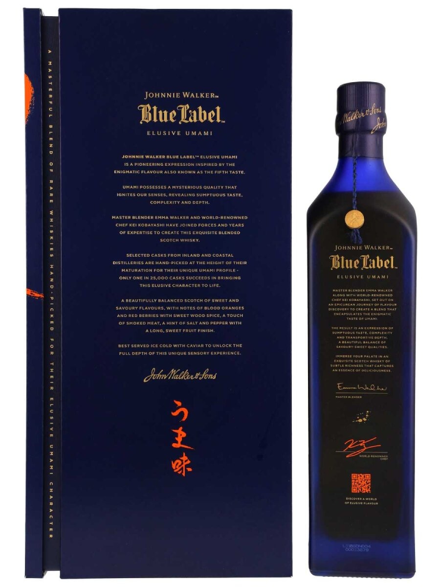 Bild von Blue Label Elusive Umami Limited Release Blended Scotch 43% vol 0,7 l Geschenkbox