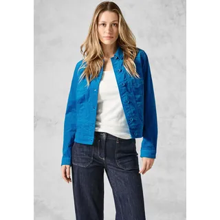 Cecil Damen B212275 Cordjacke, Dynamic aqua Blue, M