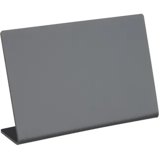 L-Aufsteller Kreidetafel, schwarz 120 x 80 mm  | Querformat, PP