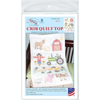 Jack Dempsey jdn4060.887 Krippe Quilt Top Barn