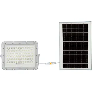 V-Tac Solarleuchte Aluminium 18,0 cm inkl. Fernbedienung IP65 Weiß