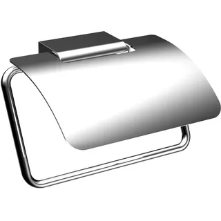 EMCO flow Toilettenpapierhalter mit Deckel, 270000101, Farbe: Chrom