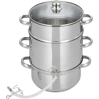 ELO Dampfentsafter Galactica 26 cm, Set 5-teilig, Edelstahl - Induktion