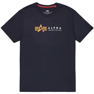 Alpha Industries Label T«, repl.-blue, Größe S