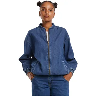 Urban Classics Damen Jeansjacke Ladies Oversized Skater Jacket, übergroße Jeansjacke für Damen, Größen XS - 5XL