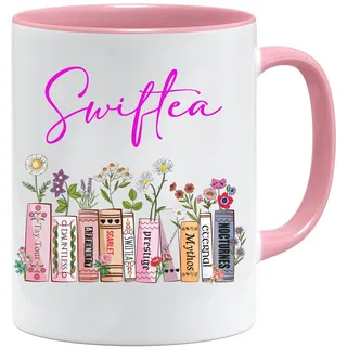 Swiftea Tasse | Geschenke für sie | Tasse Bücherregal Album Design | geburtstagsgeschenk für frauen | tassen | tasse mit namen | tasse bedrucken | geschenke für frauen