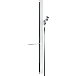 Hansgrohe Duschstange Unica E (0,90 m mit Duschschlauch) Weiß/Chrom