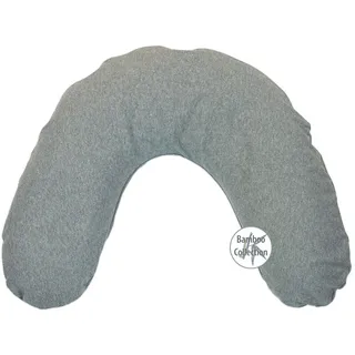 Theraline Nackenkissenbezug , Grau , Textil , Uni , 100x21 cm , Heimtextilien, Bezüge, Nackenrollenbezug