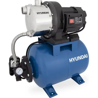 HYUNDAI Hauswasserwerk HWW12050-ST (1200W, STAHL-Kessel, 5.000 l/h, Förderhöhe max. 50m, Ansaughöhe max. 8m)