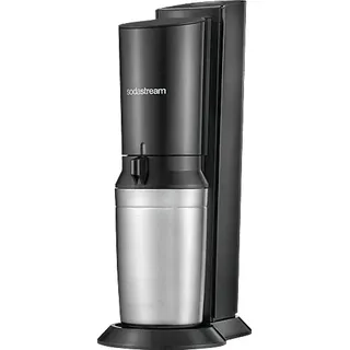 Sodastream Crystal 3.0 titan + Glaskaraffe + Zylinder