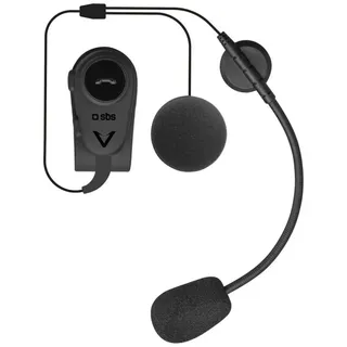 SBS Teearsetmonomotobtk Mono-Wireless-Headset für Motorradhelm – Schwarz