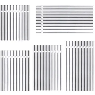 Qinsky Aluminium Windspiel Bastelset, 30 Pcs DIY Klangspiel Rohre zum Basteln und Bemalen, Handwerk für Home Garten Outdoor Ornamente