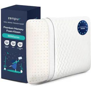 ZenPur Orthopädisches Nackenkissen 40 x 60 cm Beige