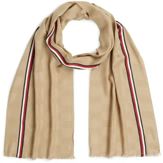Tommy Hilfiger Modeschal "TH FLAG LIGHTWEIGHT SCARF", classic stone