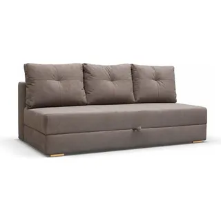 SCHLAFSOFA DAFNE (VARDO 39 - Cappuccino) - Hellbraun