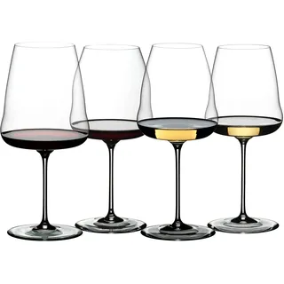 RIEDEL Winewings Weinglas-Verkostungsset, transparent, 4 Stück
