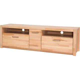 MCA living Fenja TV-Element Lowboard 185 cm Braun Massivholz