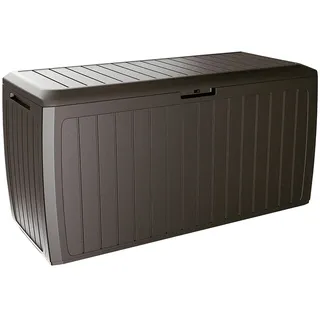 CASARIA Gartenbox 290L Braun Board Plus mit Rollen wetterfest