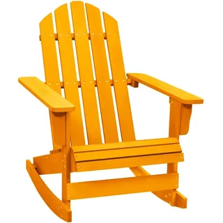 vidaXL Adirondack-Schaukelstuhl 70 x 91 x 92 cm orange 1 St.