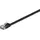 95384 CAT 6 Flach-Patchkabel Schwarz Kupfermaterial