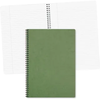 Clairefontaine Spiralbuch Age Bag A4 liniert Grün