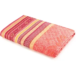 Bassetti Maser Tagesdecke aus 100% Baumwolle in der Farbe Geranienrot R1, Maße: 180x255 cm - 9328477