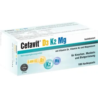 Cefak CEFAVIT D3 K2 Mg Hartkapseln 100 St