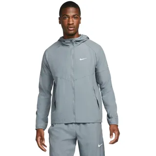 Nike Herren Laufjacke Repel Miler DD4746-084 L - Smoke Grey/Reflective Silver - L