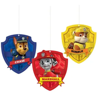 Child Paw Patrol Honeycomb Decorations