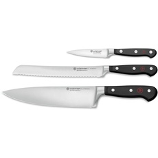 Bild von Classic Messersatz mit 3 Messern, Schwarz,silber