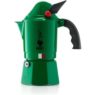 Bialetti Moka Alpina 3 Tassen Grün/Schwarz