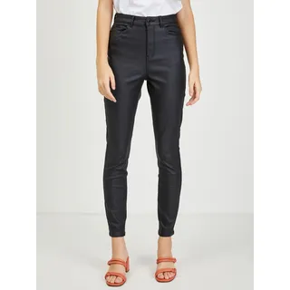 Orsay Schwarze Damen Lederhose 319260-660000__38 - Schwarz