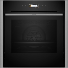NEFF B44CR21N0 Einbau-Backofen N70, Made in Germany, Integrierbarer Backofen 60 x 60cm, Hide, Full Touch TFT-Display, Automatikprogramme, Home Connect, Edelstahl, Amazon Exclusive Edition