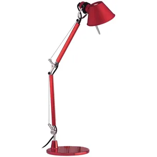 Artemide Schreibtischlampe Tolomeo Micro rot