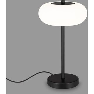 BRILONER Leuchten - Tischleuchte, Tischlampe dimmbar, 4.8 Watt, 500 Lumen, 4000 Kelvin, Schwarz/Weiß, 350x198mm (HxD)