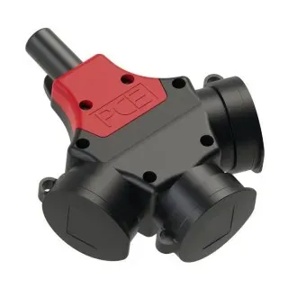 PCE 25311-sc 3-Wegekupplung Gummi nat Shutter Deckel mit Band IP44 25311sc