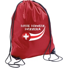 Supportershop Schweiz Tasche Unisex Kinder, Rot, FR: Einheitsgröße (Größe Hersteller: Größe One sizeque)