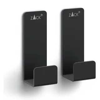 Zack Handtuchhaken Potes Edelstahl Schwarz 5,5 cm