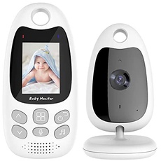 TKMARS Babyphone mit Kamera, Baby Wireless 2.4 Ghz Video Zwei-Wege-Audiokommunikation VOX Nachtsicht Temperatursensor für Babyzimmer Gegensprechanlage wiederaufladbar