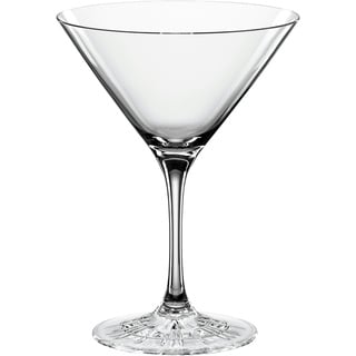 Spiegelau Perfect Serve 4500175, Martini Gläser aus Kristallglas, Martinigläser spülmaschinenfest, Klar