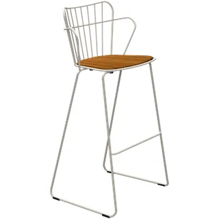 HOUE PAON Barstuhl Bambus/Stahlgestell