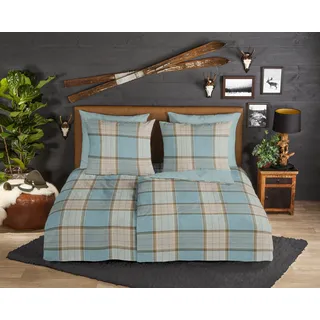 Good Morning Wendebettwäsche »Jaccos« 2 Stk. tlg. Biber, 135x200, cm