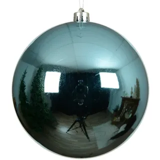 Glänzende Weihnachtskugel Blau 20Cm