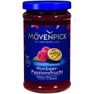 Mövenpick Gourmet-Frühstück Himbeer-Passionsfrucht, Premium Fruchtaufstrich, 250 g